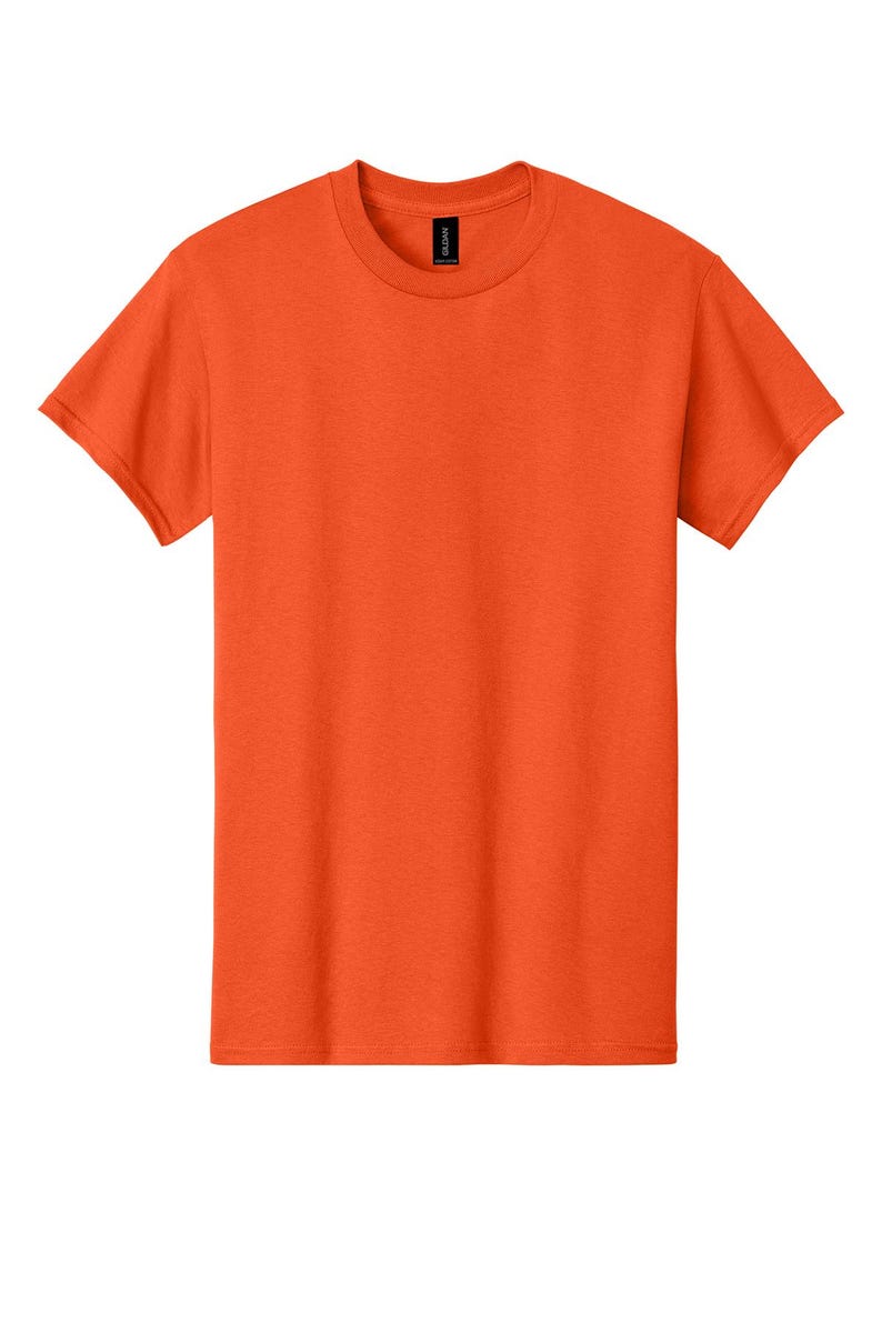 Custom Graphic T-Shirt Unisex 100% Cotton Tee Full Color Print Made to Order Arancione