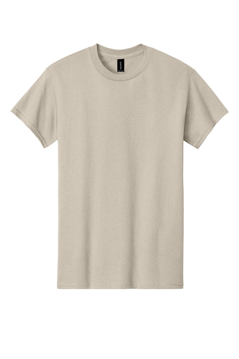 Custom Graphic T-Shirt Unisex 100% Cotton Tee Full Color Print Made to Order Sand