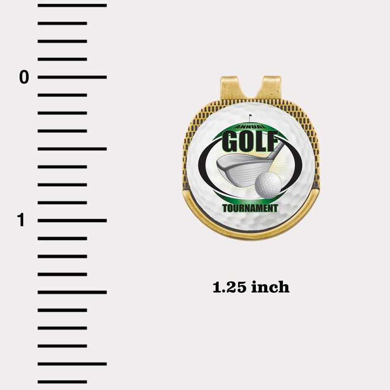 Personalized Golf Ball Marker Hat Clip or Divot Tool Etsy