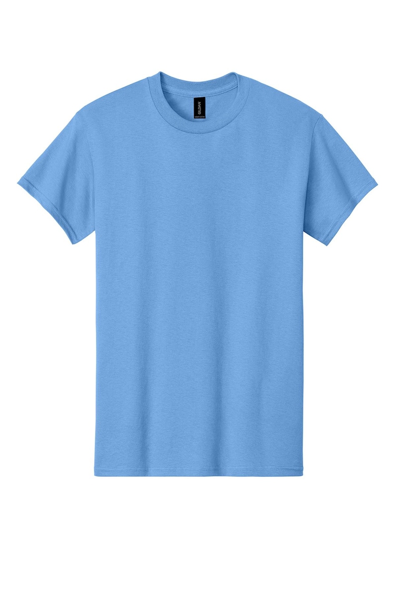 Custom Graphic T-Shirt Unisex 100% Cotton Tee Full Color Print Made to Order Carolina Blue