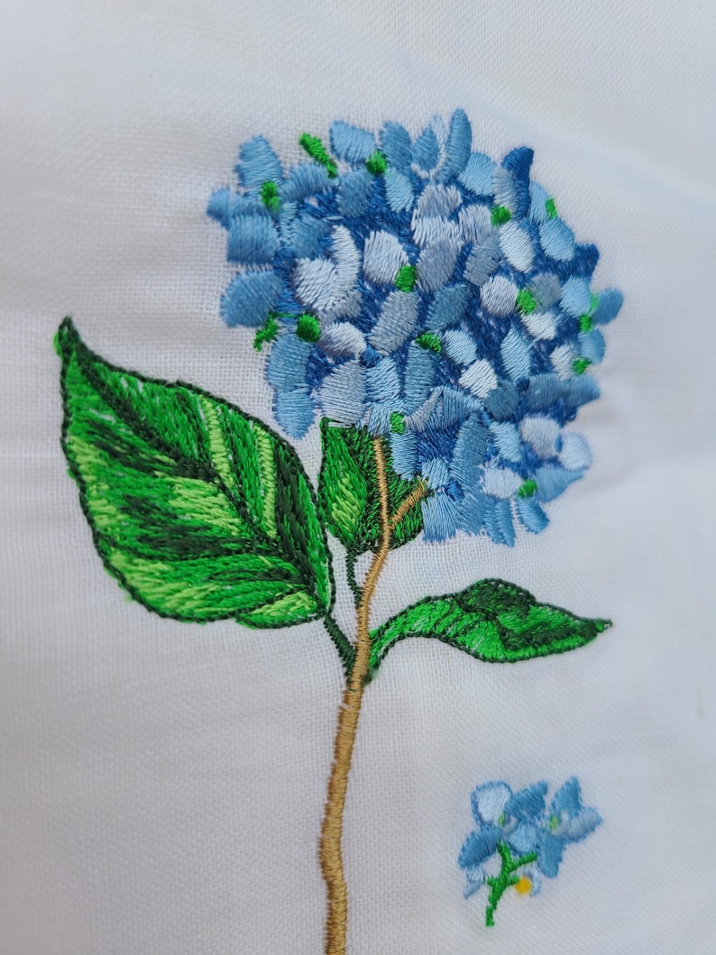 Williamsburg Hydrangea Guest Towels - Thumbnail 5