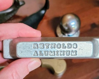 Vintage Advertising Piece, Paperweight, or Salesman's Sample -- Reynolds Aluminum bar