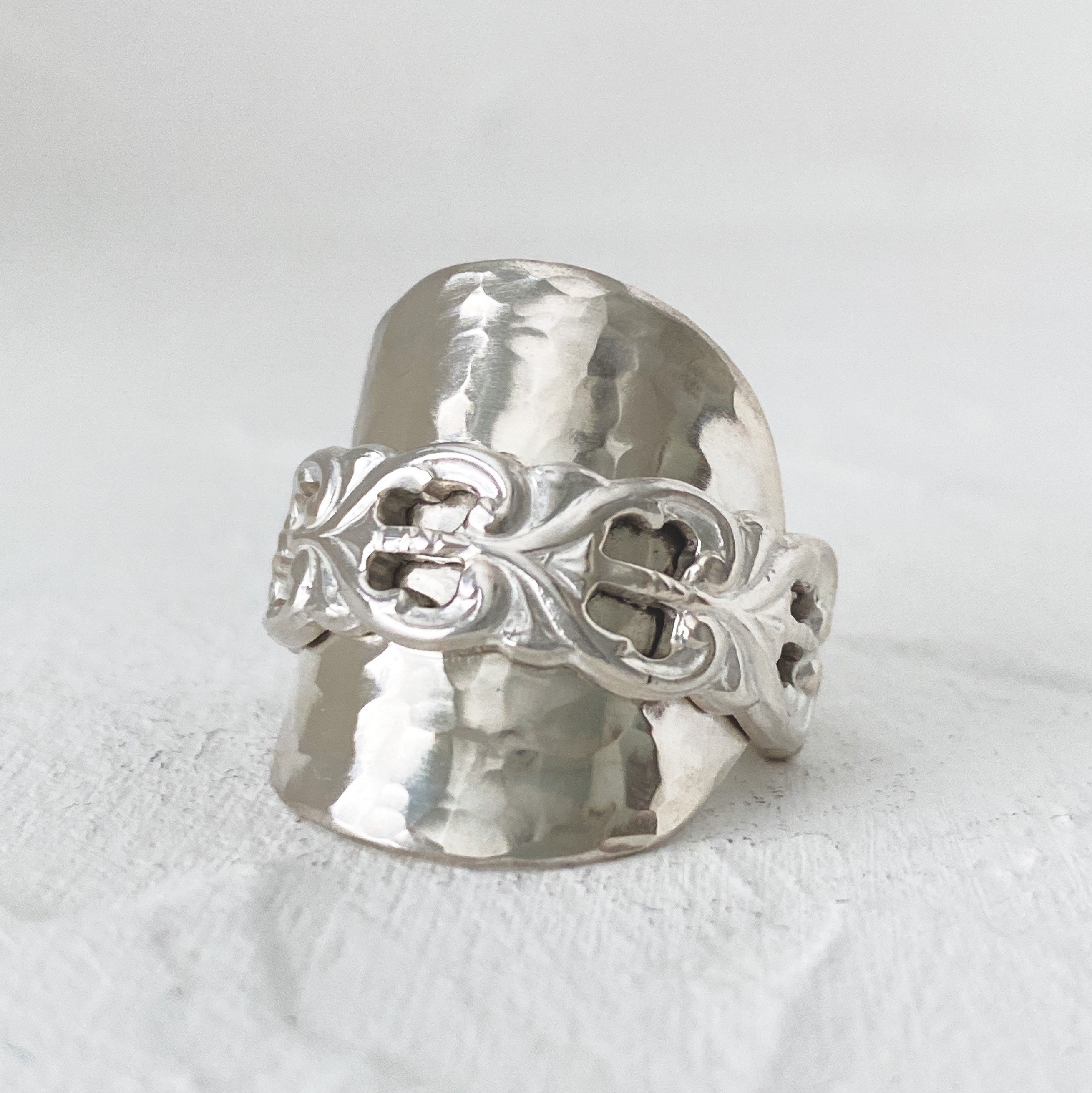 Sterling Silver Spoon Ring in a Size UK N O or P Etsy