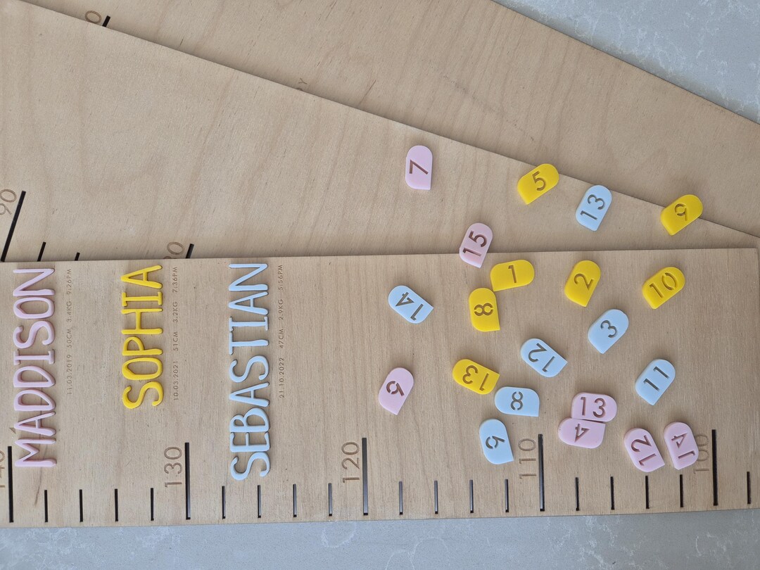 Personalised Wooden Height Chart | Laser Etch, Engraving - Etsy Australia