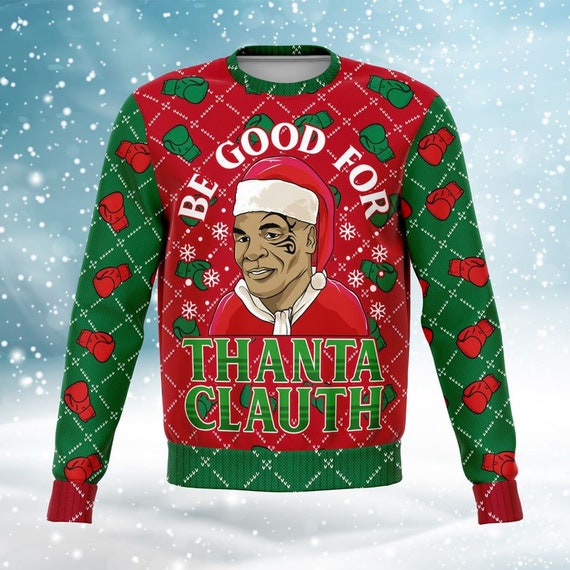 mike tyson christmas sweater