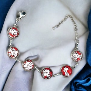 Vintage 101 Dalmatians Charm Bracelet - 6 charms!