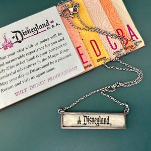 Vintage Disneyland A-Ticket Necklaces  - Chain Included!