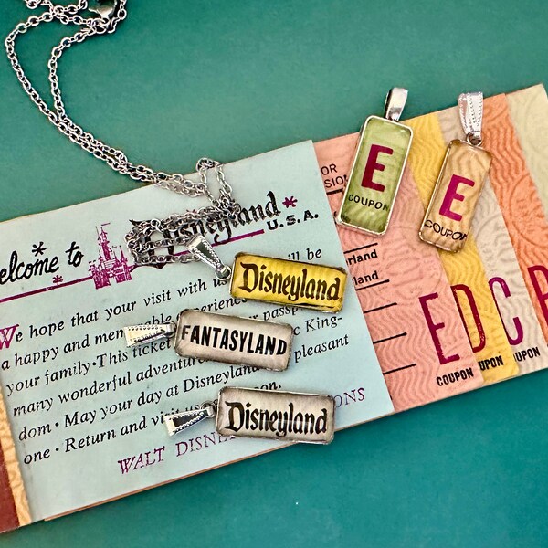 Disneyland Necklace Etsy