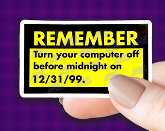 Y2k Vinyl Die Cut Stickers Cool Funny Y2k Aesthetic Sticker Sarcastic Cute Gift for Laptop Waterbottle Kindle Planner Bumper Stickers