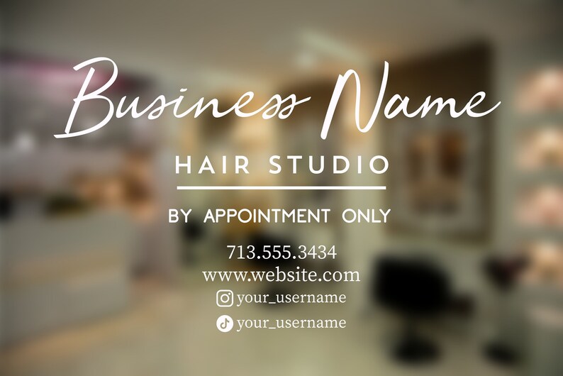 Custom Vinyl Store Front Small Business Vinyl Decal Sticker Etsy