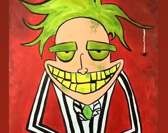 Beetlejuice Cartoon Etsy