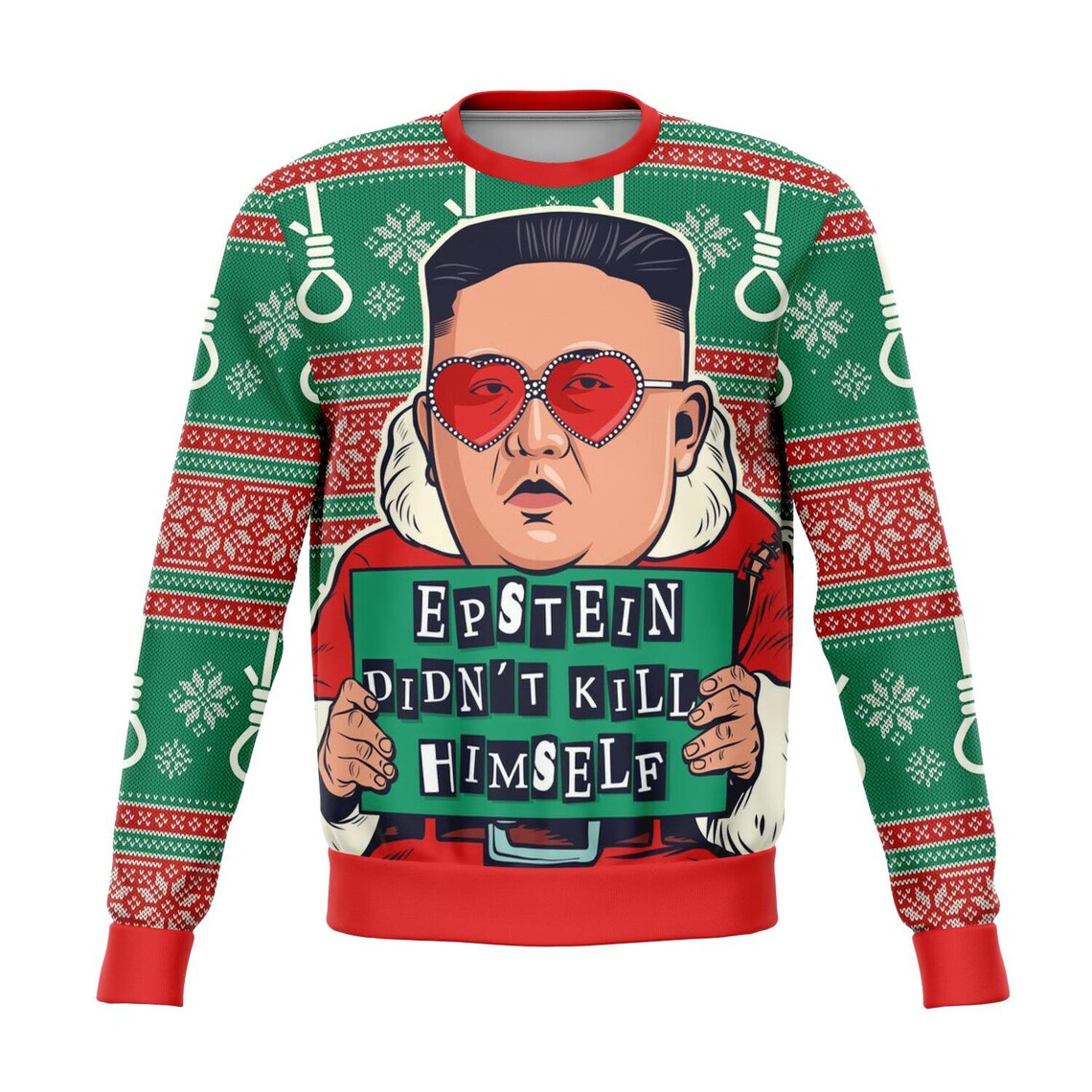 EPSTEIN DIDN'T KILL Himself Ugly Christmas Sweater Etsy