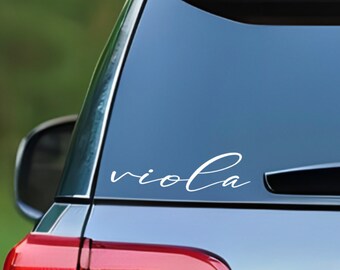 Viola Car Decal | Viola Window Sticker | Viola Bumper Sticker | Music Vinyl Sticker