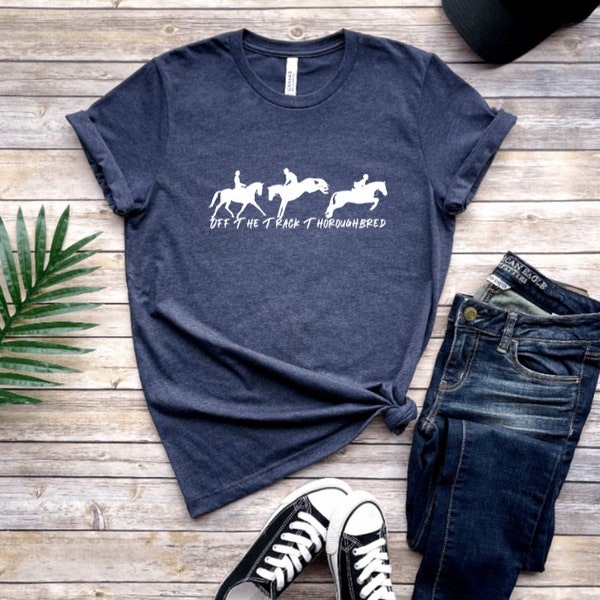 OTTB Off the Track Thoroughbred T Shirt | Equestrian T shirt | Eventing | Horse Wear