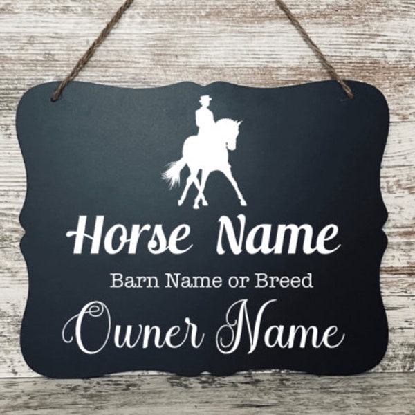 Horse Stall Signs Etsy
