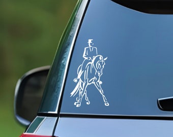 Dressage Car Decal | Equestrian Window Sticker