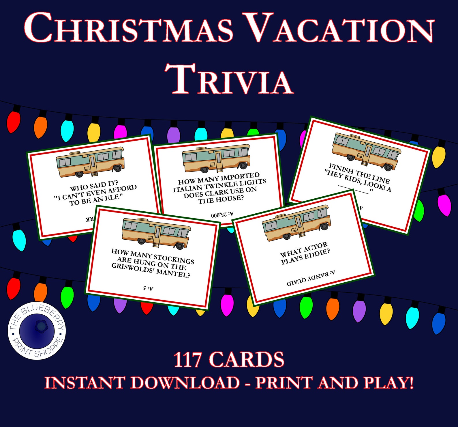 Christmas Vacation Trivia Movie Trivia National - Etsy