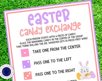 Easter Game | Easter Candy Exchange Game | Candy Dice Game | Fun Easter Activity for Kids & Adults | Egg Hunt Game | Funny Group Party Game