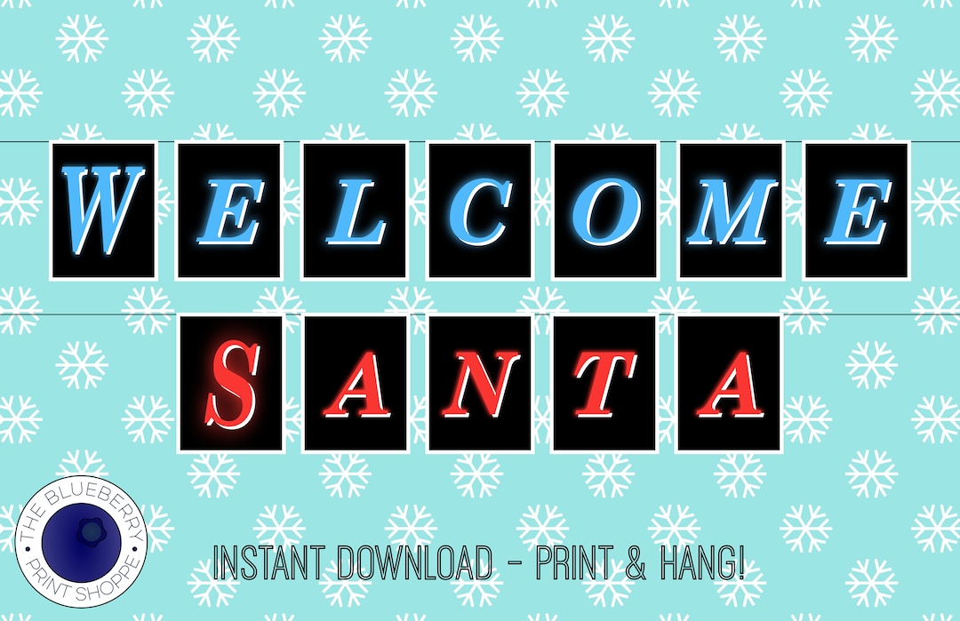 elf-banner-elf-movie-printable-banner-elf-movie-party-welcome-santa-christmas-party-banner-buddy-the-elf-lite-brite-banner-etsy
