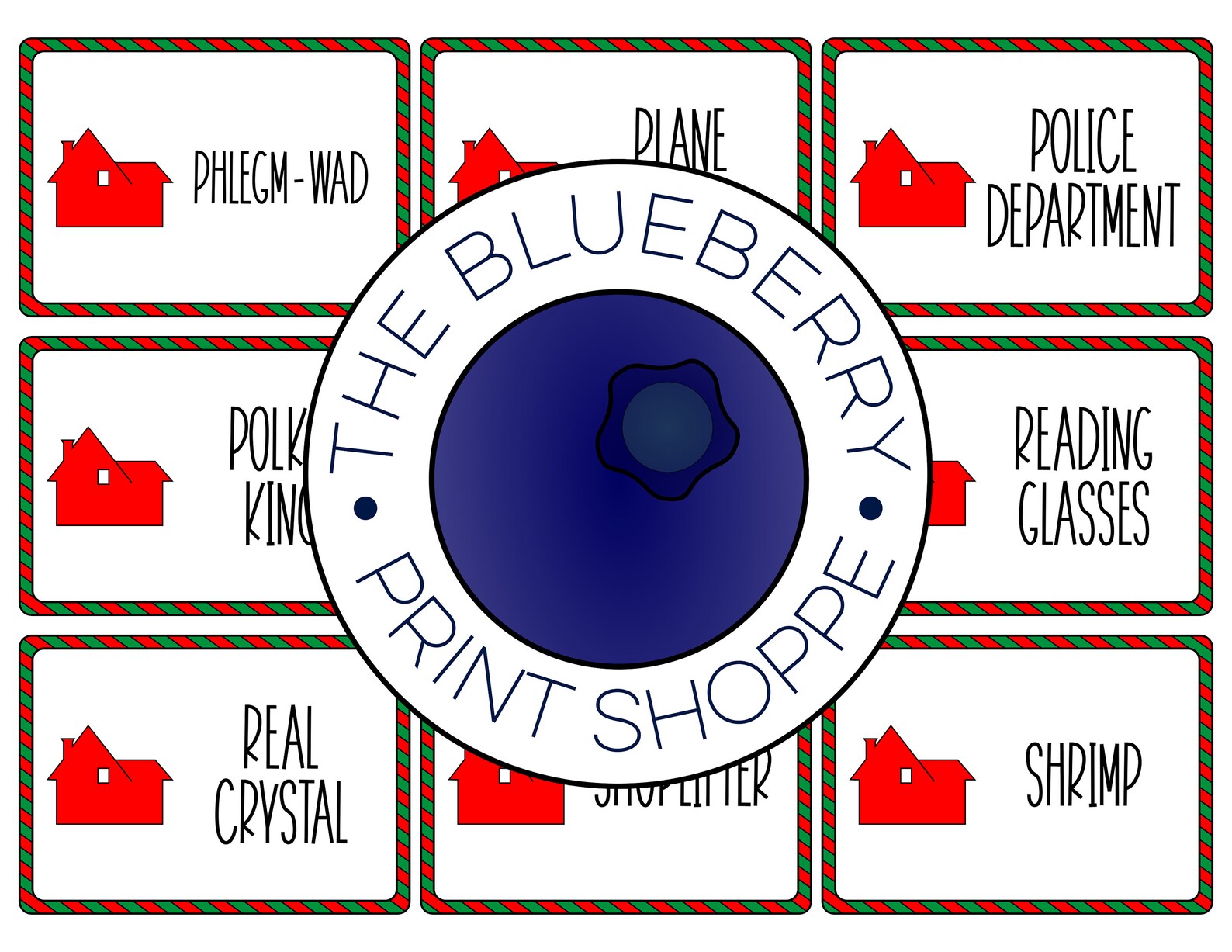 Home Alone Game PRINTABLE CARDS Christmas Party Game - Etsy