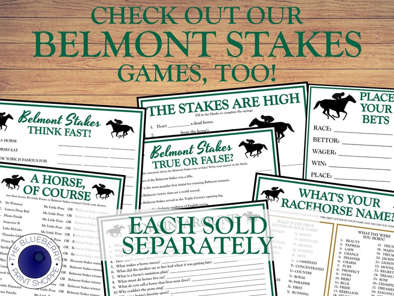 Kentucky Derby Party Game Horse Jokes Derby Riddles Etsy