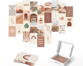 Haus and Hues Aesthetic Photo Collage Kit for Wall Aesthetic - Set of 30 Aesthetic Pictures for Wall Collage | 4" x 6"
