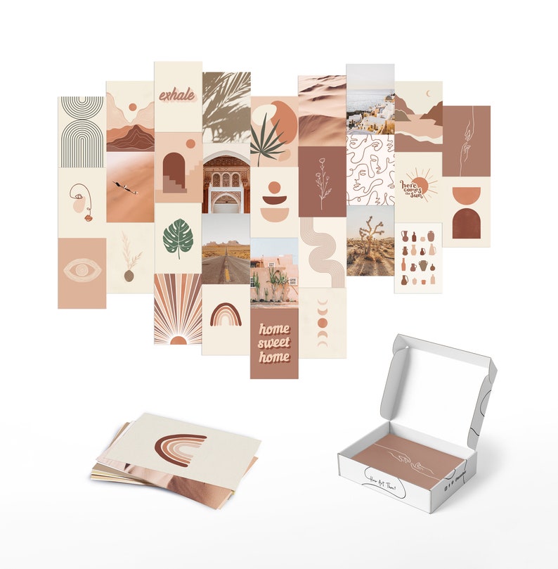 Haus and Hues Aesthetic Photo Collage Kit for Wall Aesthetic - Set of ...