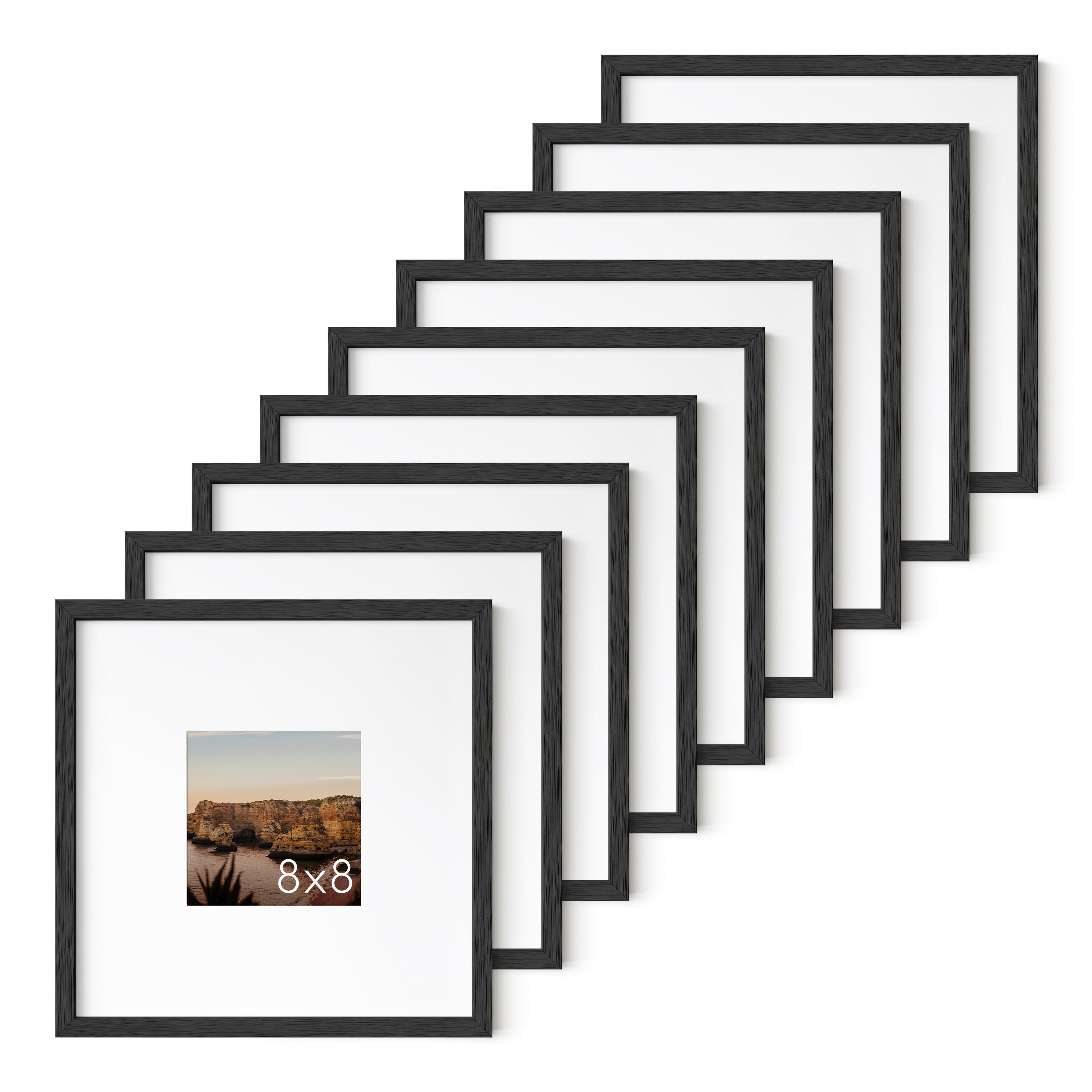 Haus and Hues 8x8 Frames square Frames Beige Picture Frames, 8x8 Picture  Frames Beige Photo Frames, Square Picture Frame Wood 