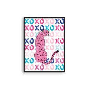 Haus and Hues Pink Aesthetic Preppy Wall Decor - Cute Posters for Room Aesthetic Pink Wall Art