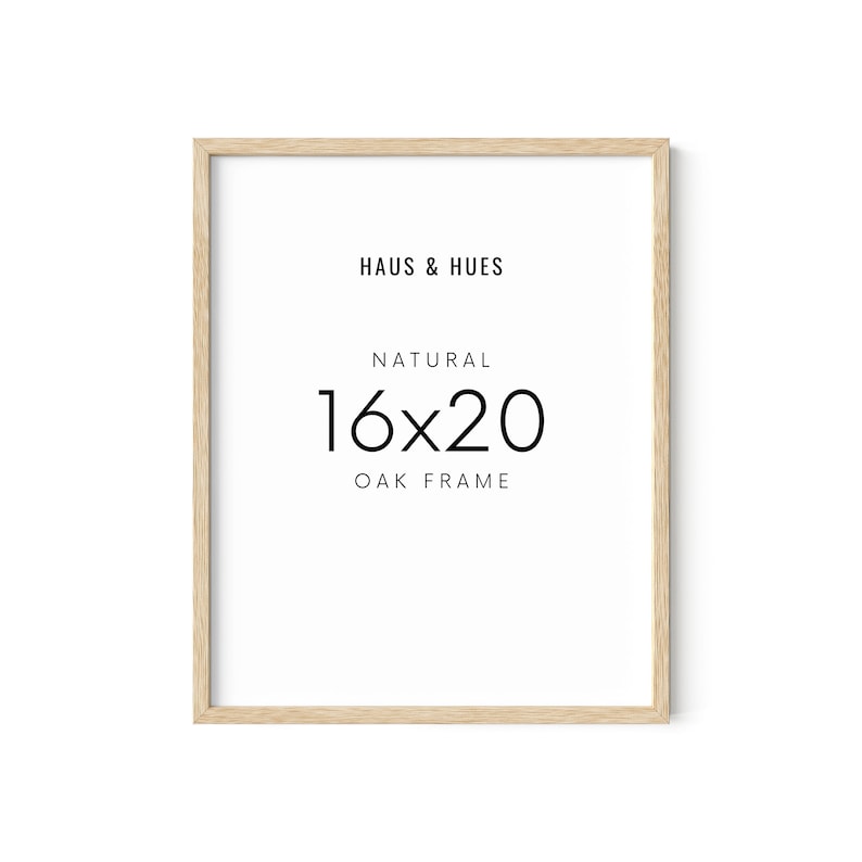 Haus and Hues 16x20 Natural Wood Frames for Posters 16x20 Etsy
