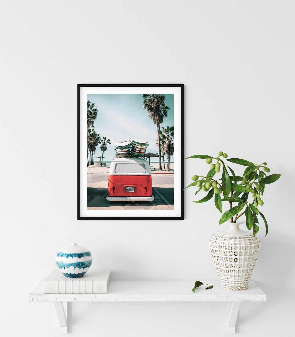 Vintage Beach Wall Art and Surf Decor by Haus and Hues Etsy