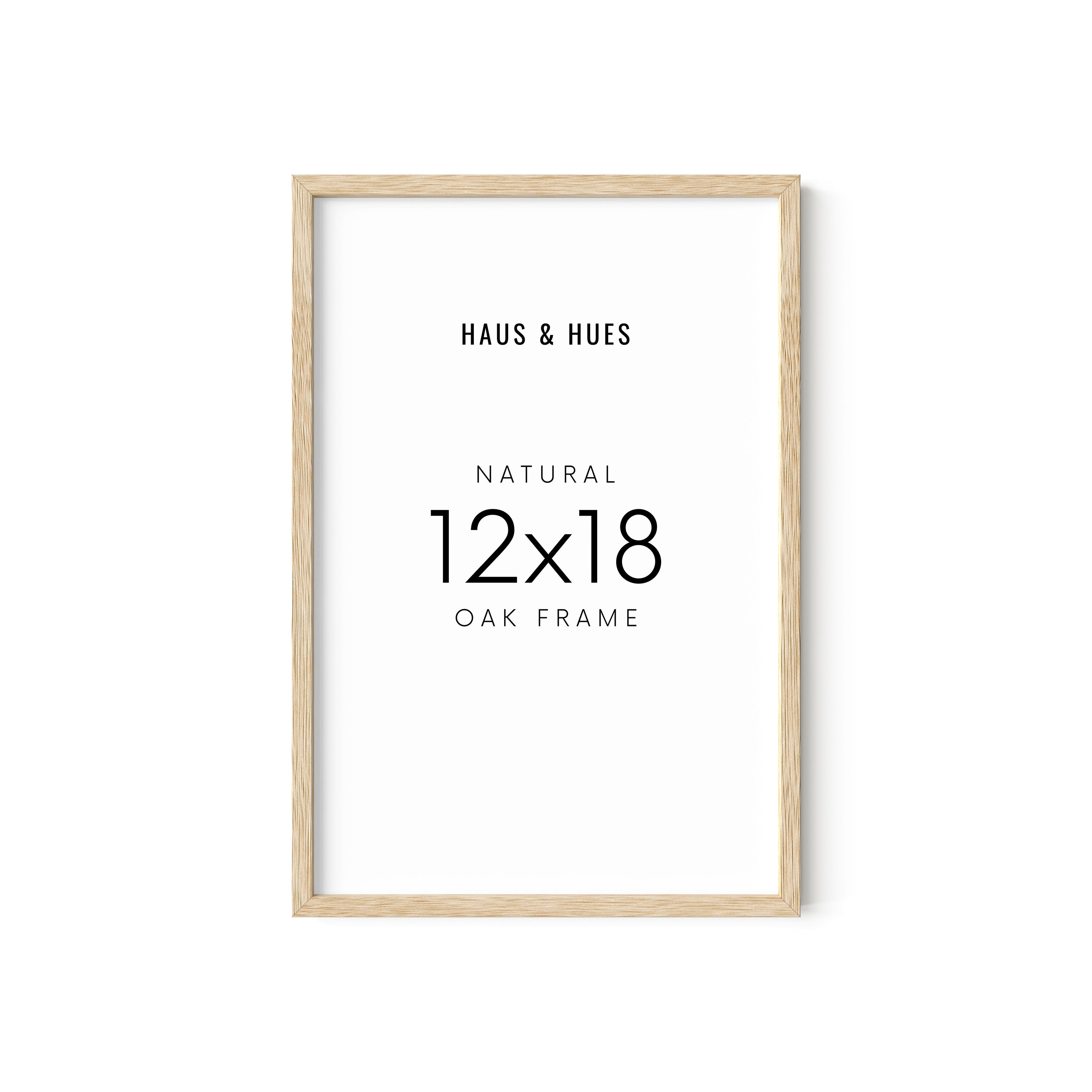 Haus and Hues 12 by 18 Picture Frame Set of 1 12 X 18 Poster Frame 18x12 Light Wood Frame 12x18 Frame 12 X 18 Frame Natural Wood Etsy