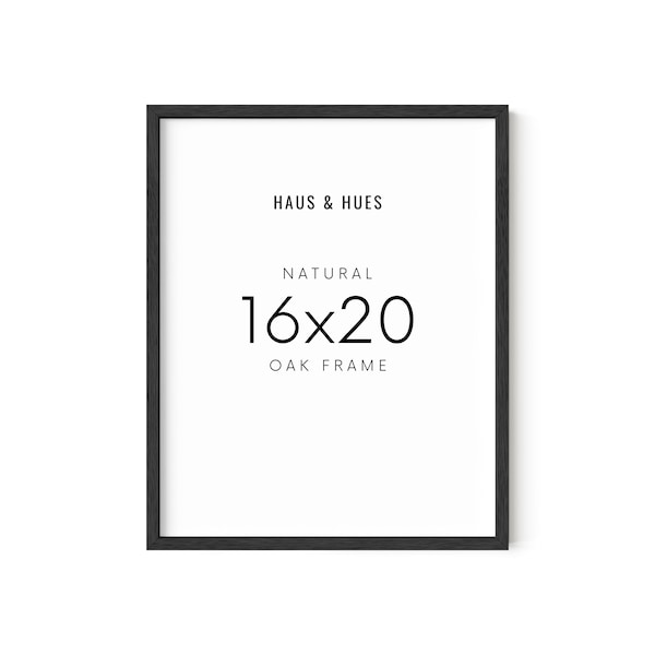 Haus and Hues 16x20 Natural Wood Frames for Posters, 16x20 Frame Wood, 16x20 Poster Frames for Wall, 16x20 Frame Light Wood, Picture