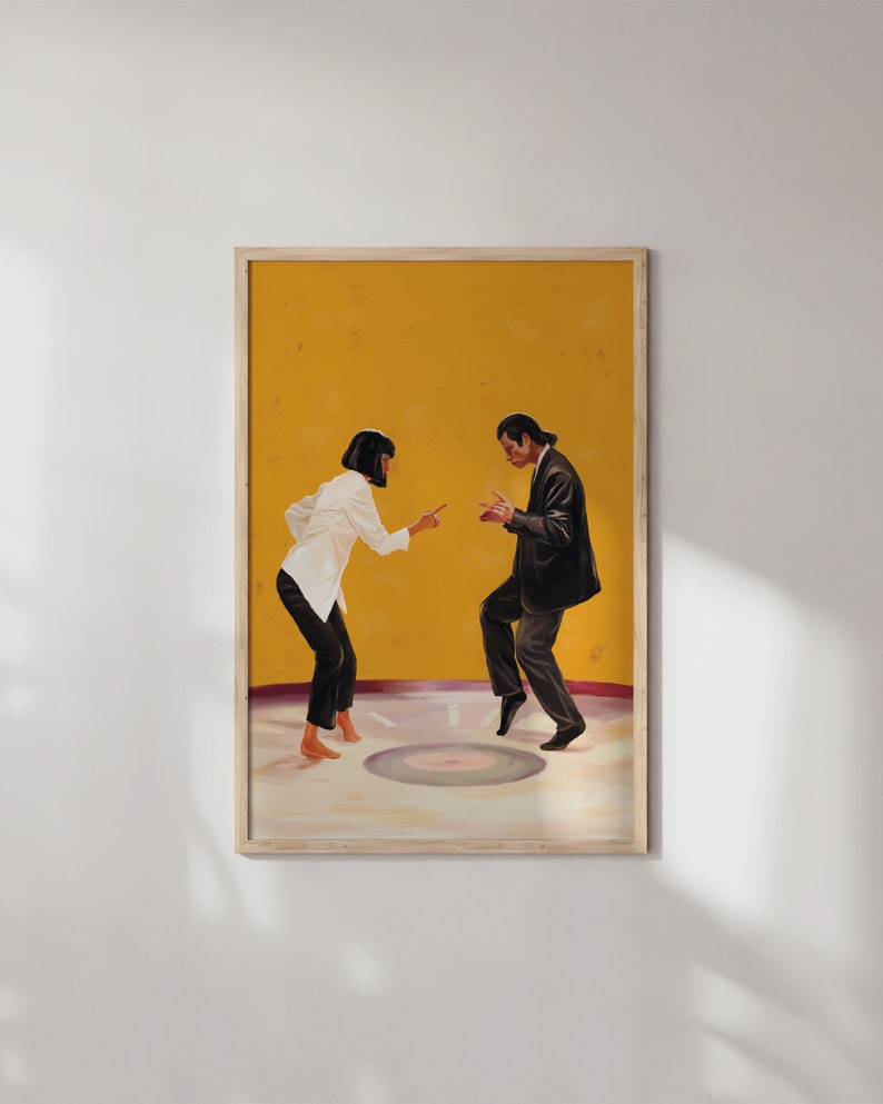 Pulp Fiction bailando 12x16