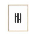 Haus and Hues Oak Picture Frame with Plexiglass