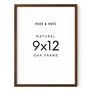 Haus and Hues Juego de marcos de madera de roble beige de 24 x 36 ...