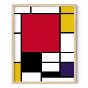 Piet Mondrian Geometric Art image 2