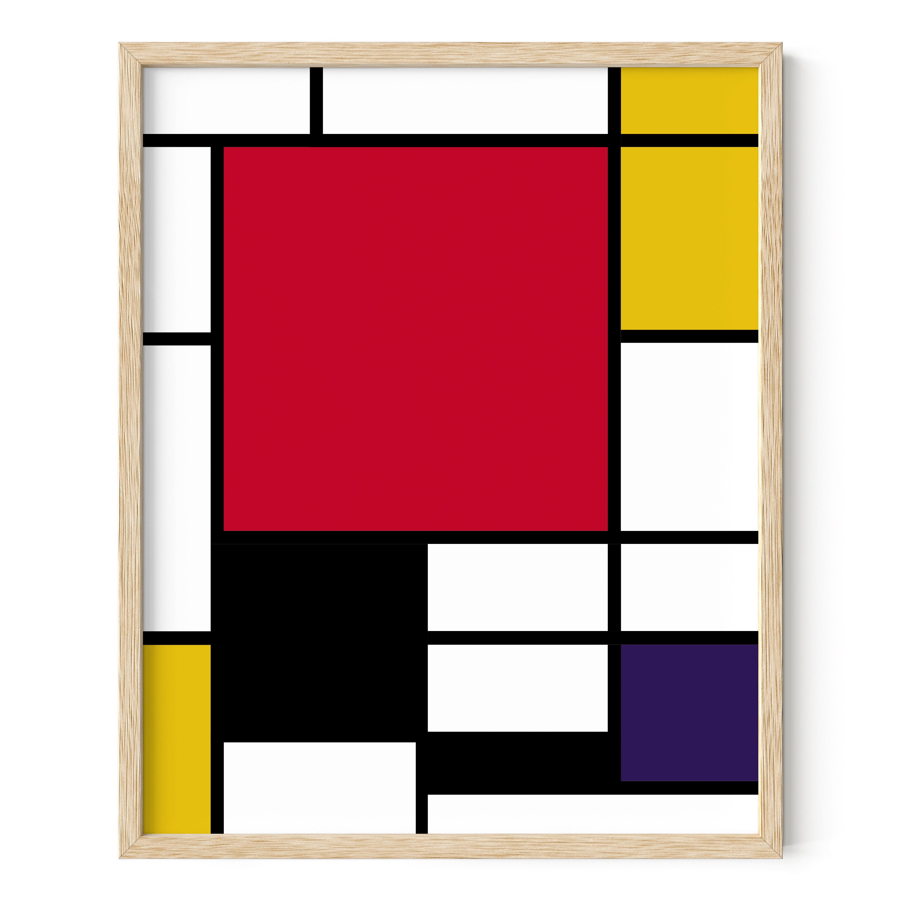 Bicosya 美工社 アートフレーム モンドリアン Piet Mondrian Piet Mondrian Geometric Art - Etsy