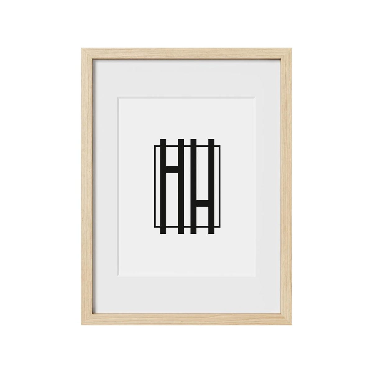 16x20 Beige Haus and Hues Oak Picture Frame With Glass and Mat - Etsy