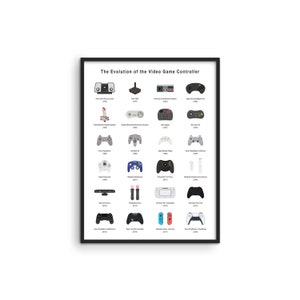 Haus and Hues Retro Video Game Posters for Walls - Video Game Wall Art and Gamer Poster, Game Room Decor, Gamer Wall Art