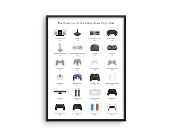 Haus and Hues Retro Video Game Posters for Walls - Video Game Wall Art and Gamer Poster, Game Room Decor, Gamer Wall Art