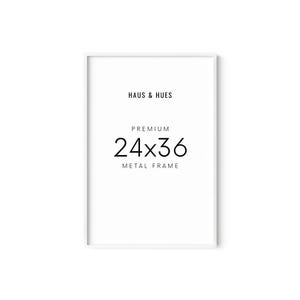 Haus and Hues White Aluminum Poster Frame: 24x36 Inch