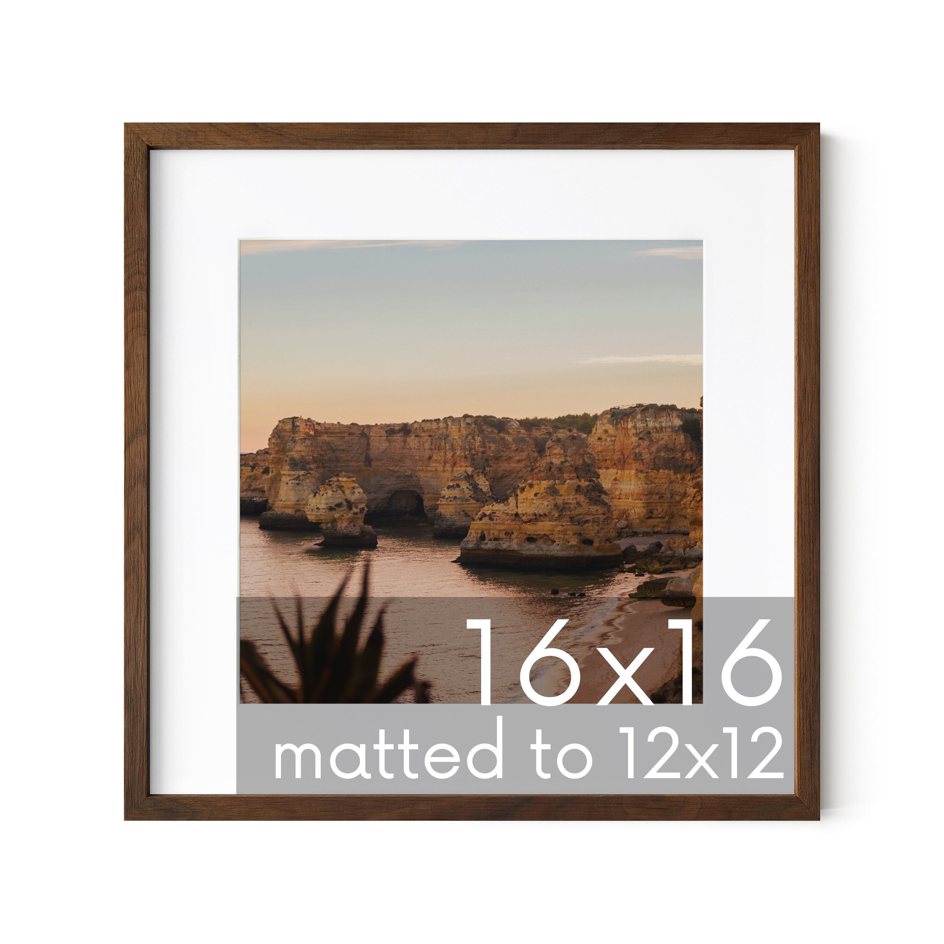 Lot De 4 Cadres Photo En PMMA – 16 X 12 Pouces, Transparents, Légers, Marque Uxcell