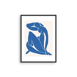 Blue Matisse Poster