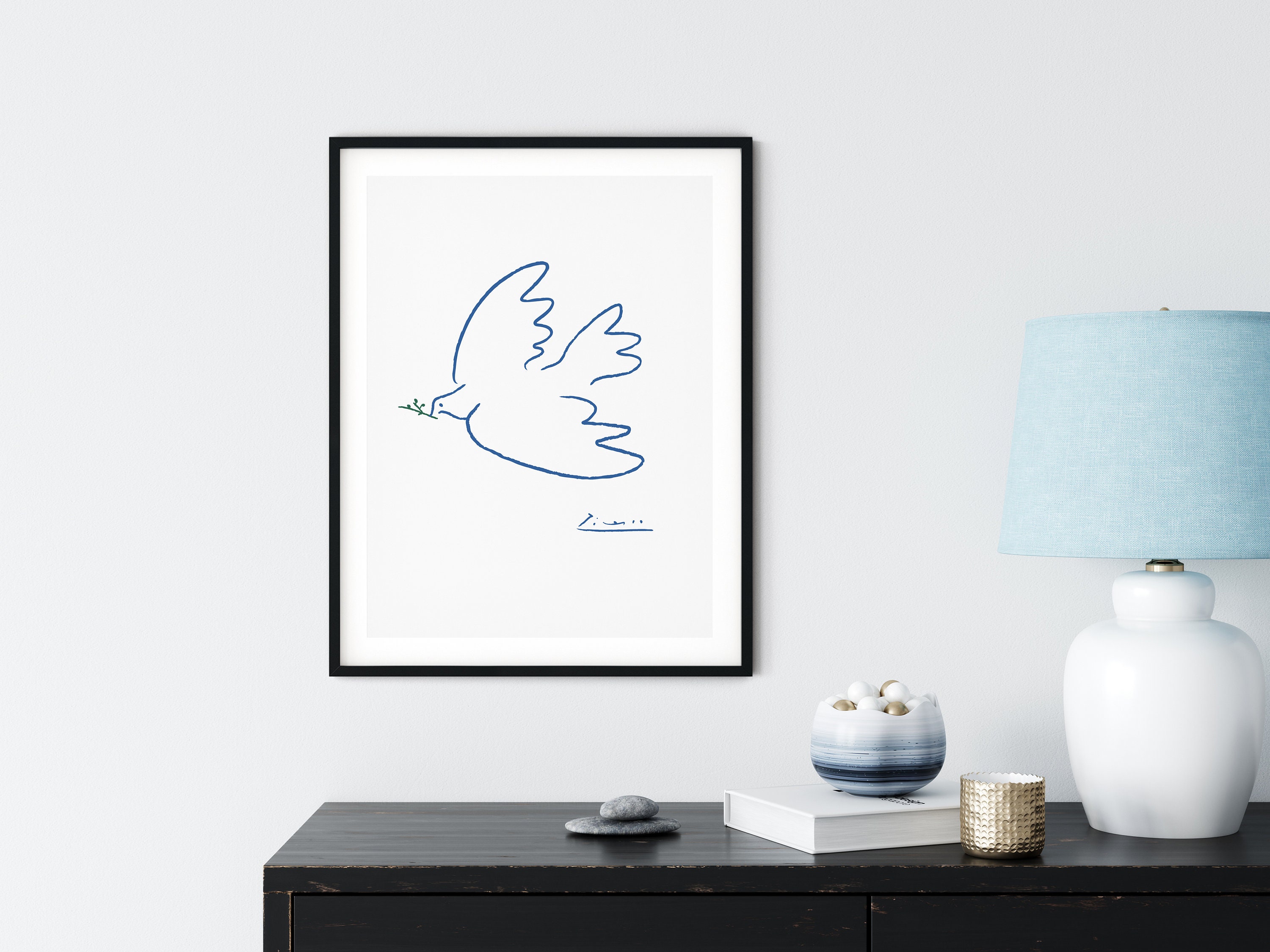 Dove of Peace Art Print Picasso Wall Art by Haus and Hues | Etsy