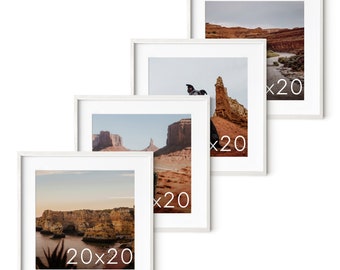 Brown 20x20 Picture Frame 20x20 Frame Poster Photo