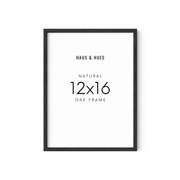 Haus and Hues 12x16 Poster Frames – Frame for Wall Art, Frame For Poster, 12 x 16 Frame Wood Art Frames 12x16 Matted Frame Wood Poster Frame