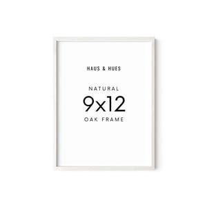 Haus and Hues White Oak 9x12 Picture Frame
