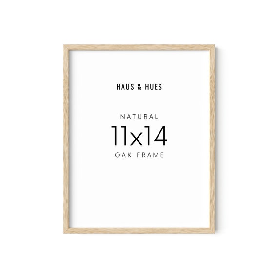 HAUS AND HUES 16x20 Beige Oak Wood Frames Set of 3-16x20-Poster Frames  for-Wall 16x20 Picture Frames for-Wall, 16x20 Black Picture Frames, (Beige