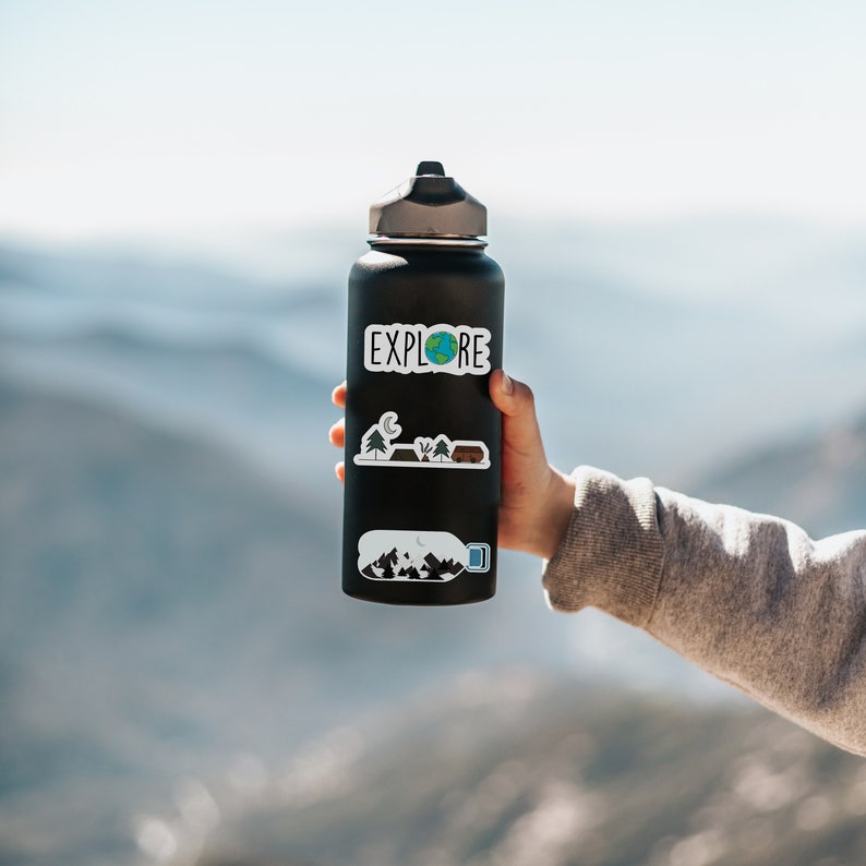 14 Pack Outdoors Hydro Flask Stickers Perfect for Water Etsy
